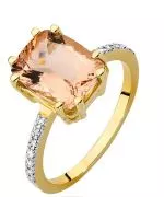 Bonore - Gold 585 - Morganite 2,8 ct ring