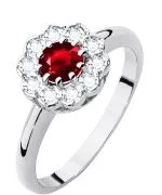 Bonore - White Gold 585 - Ruby 0,6 ct ring