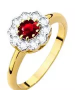 Bonore - Gold 585 - Ruby 0,6 ct ring