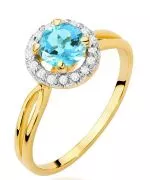 Bonore - Gold 585 - Topaz 0,8 ct ring