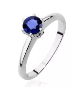 Bonore - White Gold 585 - Sapphire 0,5 ct ring