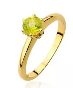 Bonore - Gold 585 - Olivine 0,6 ct ring