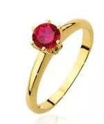 Bonore - Gold 585 - Ruby 0,6 ct ring