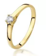 Bonore - Gold 585 - Diamond 0,12 ct ring