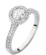 Bonore - White Gold 585 - Diamond 0,5 ct ring