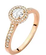 Bonore - Rose Gold 585 - Diamond 0,4 ct ring