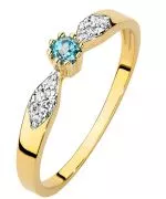 Bonore - Gold 585 - Topaz 0,15Ct ct ring
