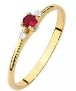 Bonore - Gold 585 - Ruby 0,15 ct ring