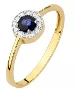 Bonore - Gold 585 - Sapphire 0,3 ct ring