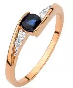 Bonore - Rose Gold 585 - Sapphire 0,3 ct ring