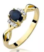 Bonore - Gold 585 - Sapphire 0,7 ct ring