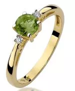 Bonore - Gold 585 - Olivine 0,6 ct ring