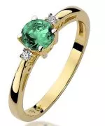 Bonore - Gold 585 - Emerald 0,5 ct ring