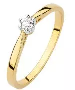 Bonore - Gold 585 - Diamond 0,08 ct ring