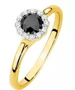 Bonore - Gold 585 - Black Diamond 0,5 ct ring