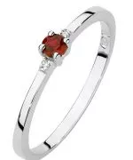 Bonore - White Gold 585 - Ruby 0,15 ct ring