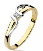 Bonore - Gold 585 - Diamond 0,05 ct ring