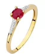 Bonore - Gold 585 - Ruby 0,3 ct ring