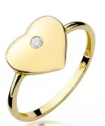 Bonore - Gold 585 - Diamond 0,03 ct ring
