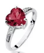 Bonore - White Gold 585 - Ruby 1,7 ct ring