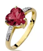 Bonore - Gold 585 - Ruby 1,7 ct ring