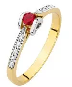 Bonore - Gold 585 - Ruby 0,15 ct ring