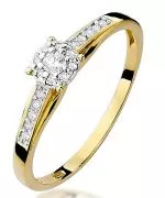 Bonore - Gold 585 - Diamond 0,04 ct ring