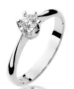 Bonore - White Gold 585 - Diamond 0,23 ct ring