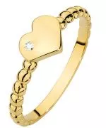 Bonore - Gold 585 - Diamond 0,01 ct ring