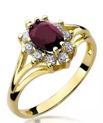 Bonore - Gold 585 - Ruby 1 ct ring