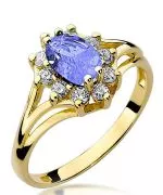 Bonore - Gold 585 - Tanzanite 0,7 ct ring