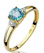 Bonore - Gold 585 - Topaz 0,7 ct ring