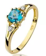 Bonore - Gold 585 - Topaz 0,7 ct ring