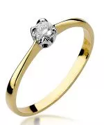Bonore - Gold 585 - Diamond 0,1 ct ring