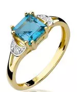 Bonore - Gold 585 - Topaz 1,4 ct ring