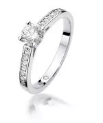 Bonore - White Gold 585 - Diamond 0,5 ct ring