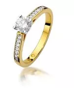 Bonore - Gold 585 - Diamond 0,5 ct ring