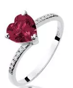 Bonore - White Gold 585 - Ruby 1,7 ct ring