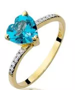 Bonore - Gold 585 - Topaz 1,2 ct ring