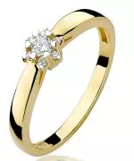 Bonore - Gold 585 - Diamond 0,1 ct ring
