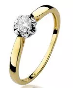 Bonore - Gold 585 - Diamond 0,1 ct ring