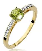 Bonore - Gold 585 - Olivine 0,6 ct ring