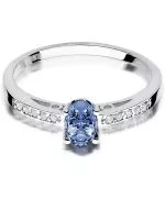 Bonore - White Gold 585 - Tanzanite 0,4 ct ring