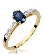 Bonore - Gold 585 - Sapphire 0,7 ct ring