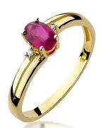 Bonore - Gold 585 - Ruby 0,6 ct ring