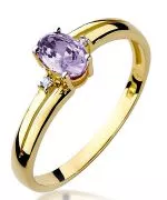 Bonore - Gold 585 - Tanzanite 0,4 ct ring
