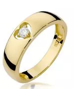 Bonore - Gold 585 - Diamond 0,1 ct ring