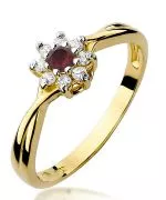Bonore - Gold 585 - Ruby 0,15 ct ring
