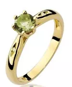 Bonore - Gold 585 - Olivine 0,6 ct ring