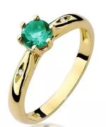 Bonore - Gold 585 - Emerald 0,5 ct ring